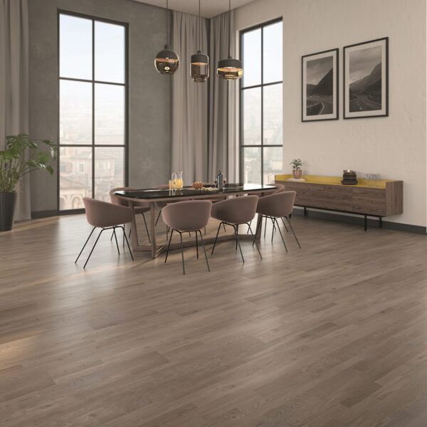 Паркетна дошка Дуб CLASSIC TWO4HER 3R матовий лак браш